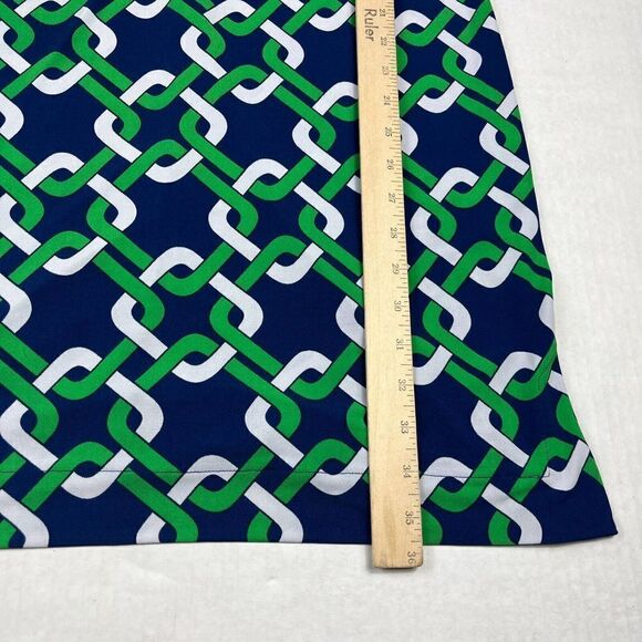 Banana Republic Work Shift Medallion Print 3/4 Sleeve Stretchy Pullover SMALL - Picture 6 of 10